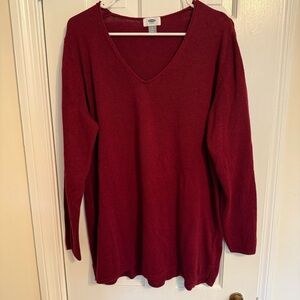 Old Navy Burgundy Knit Top